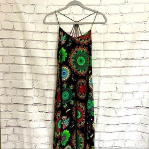 Desigual beach maxi dress size s